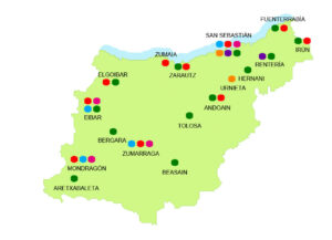 Mapa servicios Gautena