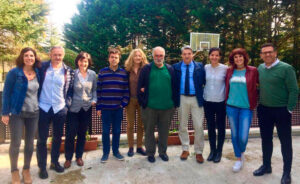 Agustín Illera junto a profesionales de Gautena